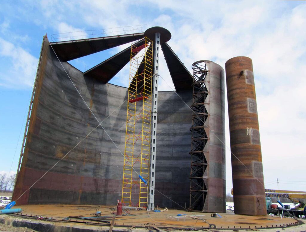 Монтаж резервуара